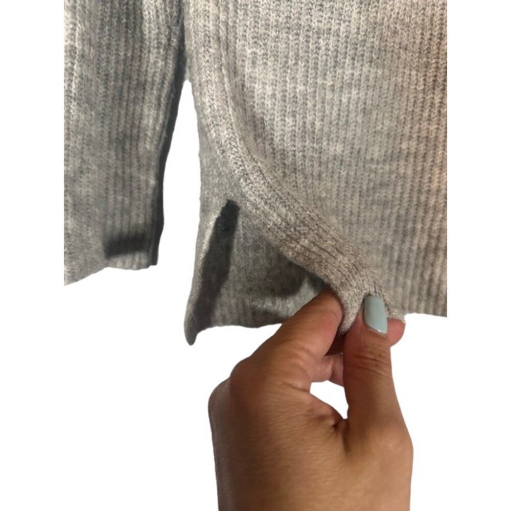 Leith Gray Long Sleeve Basic Simple Pullover Knit… - image 4